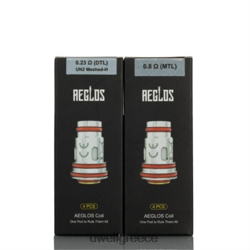 UWELL E Cigarette - 4XVT2F269 UWELL AEGLOS πηνία | 4-συσκευασία 08 ohm